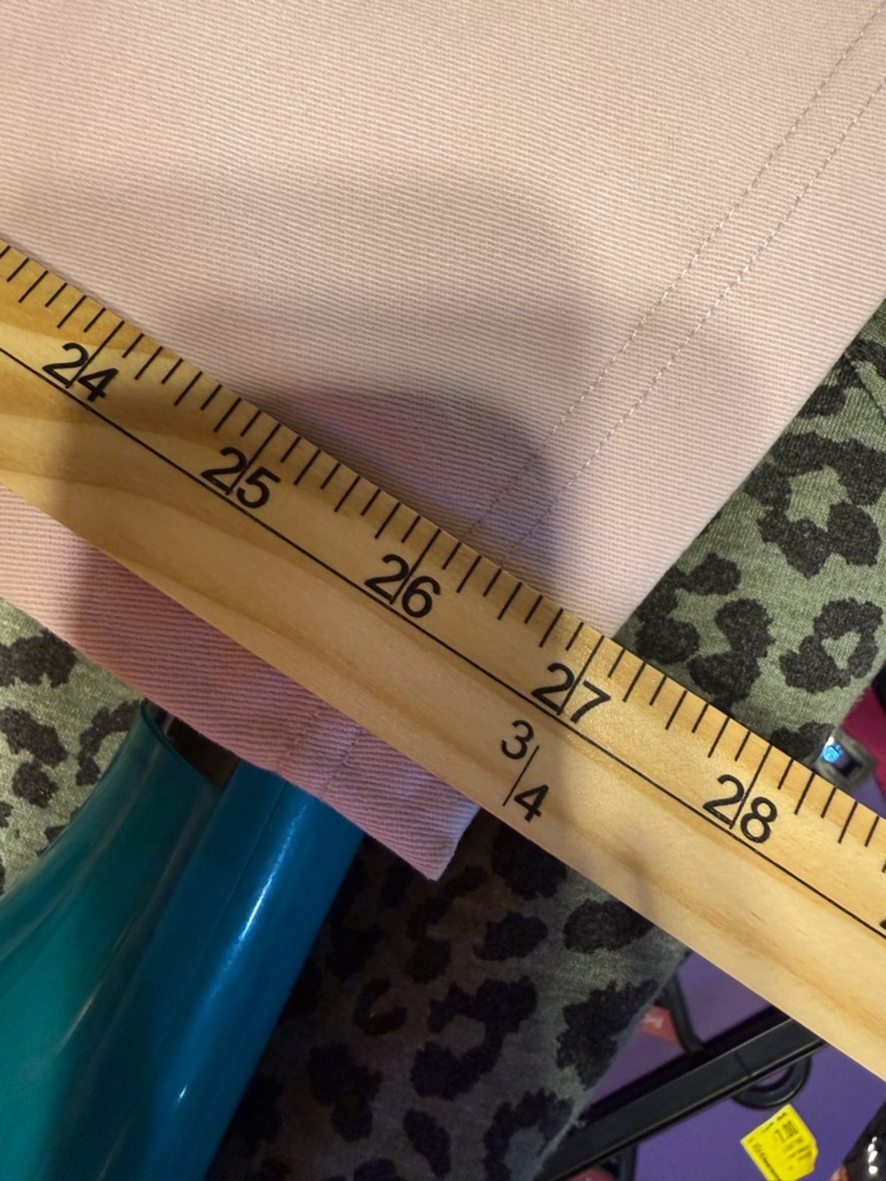 Eileen Fisher Blush Pink Pull-On Pants - Picture 4 of 6